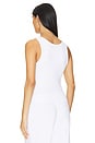 view 3 of 4 Maria V Neck Blondie Tank Top in White