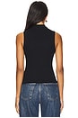 view 3 of 4 DÉBARDEUR LUXE RIB SLEEVELESS in True Black