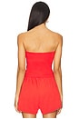 view 3 of 4 Blondie Tube Top in Poppy Red
