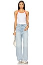 view 4 of 4 Athletic Color Block Tank in White & Poppy