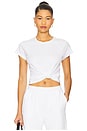 view 1 of 4 Recycled Cotton Raglan Baby Tee in White