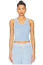 view 1 of 4 Loop Terry Tank in Sky Blue