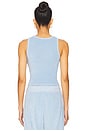view 3 of 4 Loop Terry Tank in Sky Blue