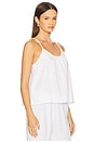 view 2 of 4 Double Gauze Tank in White