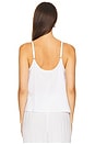 view 3 of 4 Double Gauze Tank in White