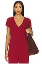 view 1 of 4 Alanis V Neck Tee in Maple