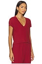 view 2 of 4 Alanis V Neck Tee in Maple
