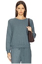 view 1 of 5 BLUSA DE GOLA ALTA WAFFLE COPPER in Slate