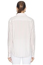 view 3 of 5 Poplin Slim Fit Button Down in Sugar Pink Stripe