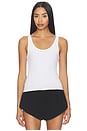view 1 of 4 Poorboy Rib Tank Top in White