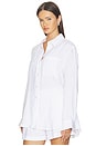 view 2 of 4 Lorelai Linen Button Down in White
