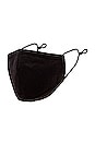 view 1 of 4 Triple Layered Protective Face Mask in Black