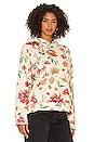 view 2 of 4 Floral Hoodie in Cream