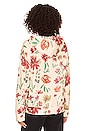 view 3 of 4 Floral Hoodie in Cream