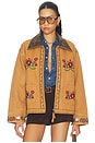 view 1 of 5 CHAQUETA EMBROIDERED in Vintage Brown