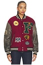 view 2 of 7 BLOUSON LETTERMAN CRIMSON in Red	& Vintage Black