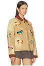 view 3 of 7 CHAQUETA LARIAT in Light Beige