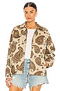 view 1 of 5 Persian Paisley Trucker Jacket in Sand