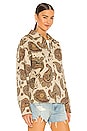 view 3 of 5 Persian Paisley Trucker Jacket in Sand