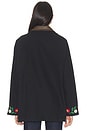 view 4 of 6 Canvas Embroidered Work Jacket in Black