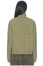 view 5 of 5 Sport Windbreaker Jacket in Magenta & Olive