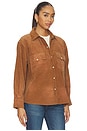 view 3 of 5 Western Corduroy Shirt in Light Brown