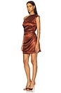 view 3 of 4 ROBE COURTE CLAW REMMY in Saffron