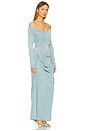 view 2 of 3 Taylor Dress in Chalk Blue