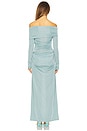 view 3 of 3 Taylor Dress in Chalk Blue