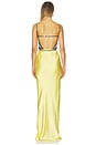 view 3 of 3 Katie Dress in Sunflower & Gunmetal