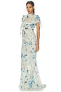view 4 of 5 VESTIDO CON VOLANTES ROMANTIC in Raindrop Print