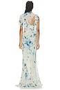 view 5 of 5 VESTIDO CON VOLANTES ROMANTIC in Raindrop Print