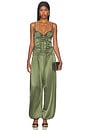 view 6 of 6 JAMBES LARGES OLIVE in Loden Green