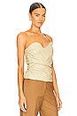 view 2 of 4 ASYMMETRIC BODICE トップ in Mist