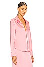 view 2 of 4 Sateen Shirt in Dusty Pink