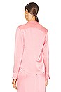 view 3 of 4 Sateen Shirt in Dusty Pink