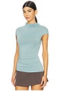 view 3 of 5 Asymmetric Tee in Chalk Blue