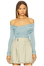 view 1 of 6 Otto Bodysuit in Chalk Blue