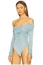 view 4 of 6 Otto Bodysuit in Chalk Blue