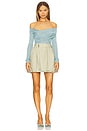 view 6 of 6 Otto Bodysuit in Chalk Blue