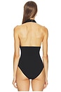 view 4 of 5 Draped Bodysuit in Black