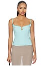 view 1 of 4 Marlo Singlet in Celeste Blue