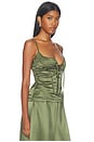 view 2 of 4 Paloma Singlet Top in Loden Green