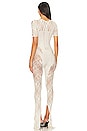 view 3 of 4 Delphine Jumpsuit Shapewear Short Sleeve Jumpsuit in Oyster