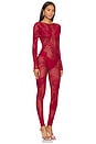 view 2 of 4 Hen Jumpsuit in Red