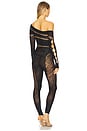 view 3 of 4 Ivy Long Rhinestone Jumpsuit in Blackjack