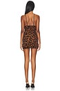 view 4 of 4 Doll Dress in Brown Leopard Print