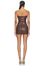 view 4 of 4 Bloom Bandeau Dress in Brown