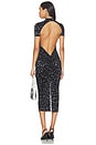 view 1 of 5 ROBE MAXI KNOCKOUT in Black Leopard Print