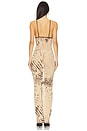view 3 of 3 Hun Dress in Beige Zebra
